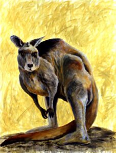 kangoroo painting