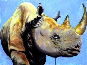 rhino painting